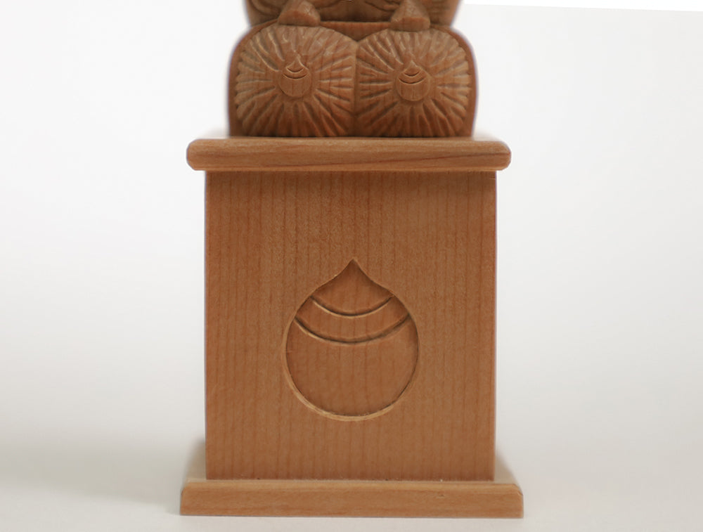 【総高9cm】大黒様  木彫り 桧 作家物｜大黒天 縁起物 置物