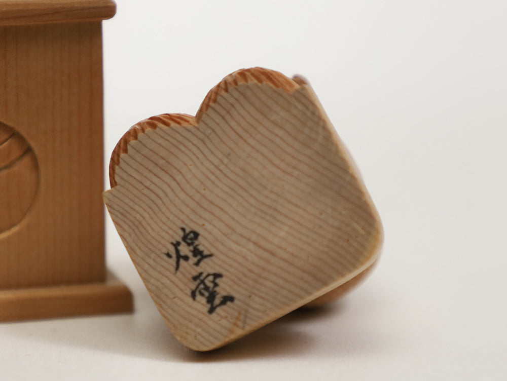 【総高9cm】大黒様  木彫り 桧 作家物｜大黒天 縁起物 置物
