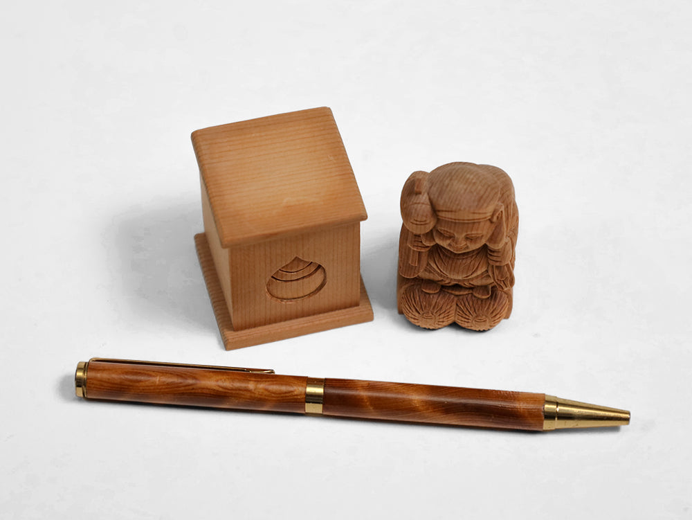 【総高9cm】大黒様  木彫り 桧 作家物｜大黒天 縁起物 置物