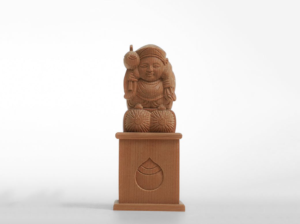 大黒様 大黒天 縁起物 木彫り