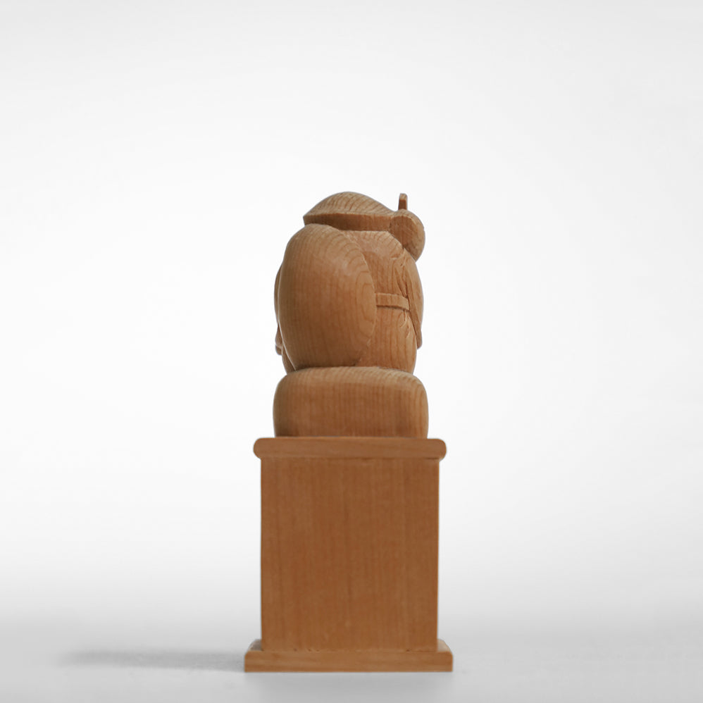 【総高9cm】大黒様  木彫り 桧 作家物｜大黒天 縁起物 置物
