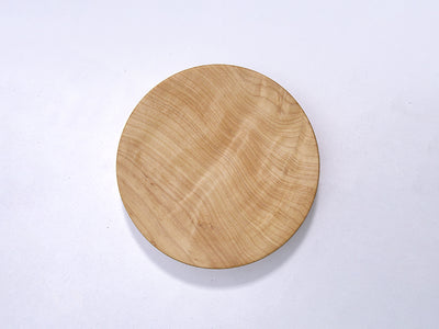 【径15cm】5寸皿  樹種：桧・檜（ひのき） / 木の器 旋盤挽き 蜜蝋ワックス仕上げ