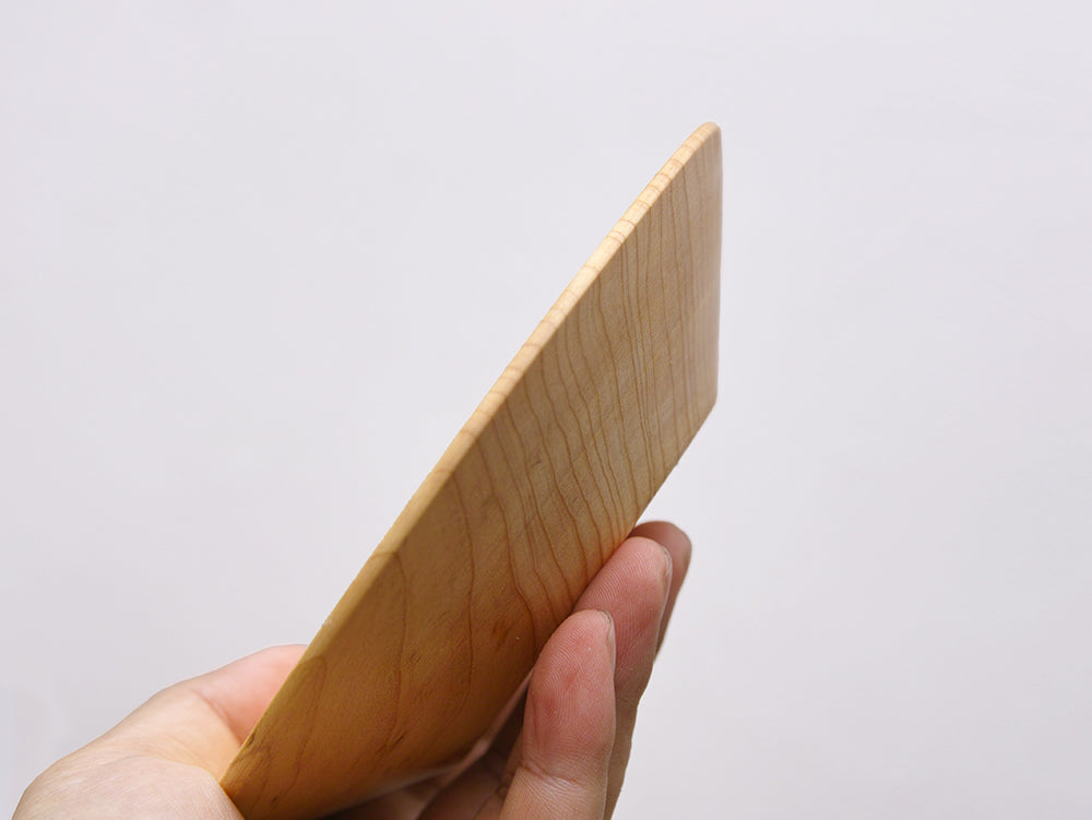 銘木皿　木の器　5寸皿　桧・桧（ひのき）　