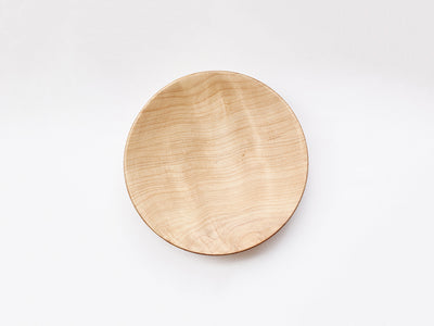 【径15cm】5寸皿  樹種：桧・檜（ひのき） / 木の器 旋盤挽き 蜜蝋ワックス仕上げ