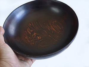 【径20cm】大椀 鉢  樹種：屋久杉 / 木の器 旋盤挽き 拭き漆仕上げ
