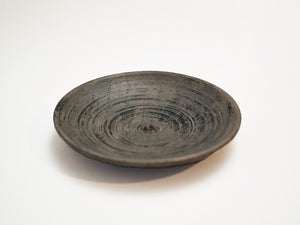 【径12cm】4寸皿  樹種：桐 / 木の器 旋盤挽き 拭き漆仕上げ 菓子皿 茶托 銘々皿