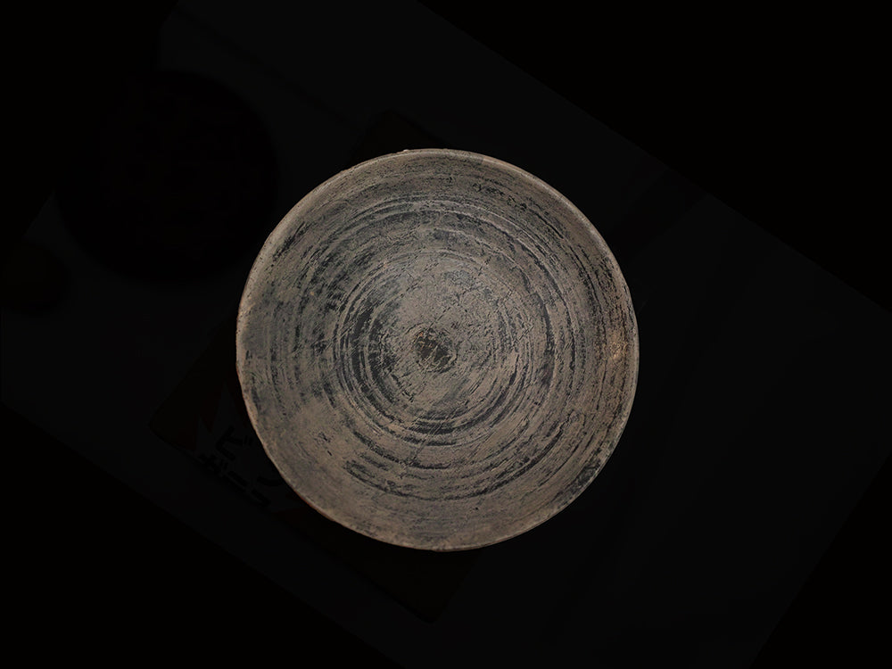 【径12cm】4寸皿  樹種：桐 / 木の器 旋盤挽き 拭き漆仕上げ 菓子皿 茶托 銘々皿