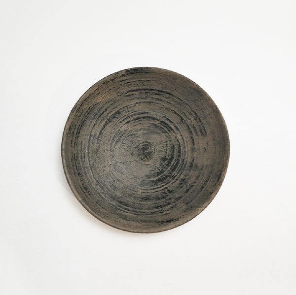 【径12cm】4寸皿  樹種：桐 / 木の器 旋盤挽き 拭き漆仕上げ 菓子皿 茶托 銘々皿
