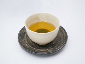 【径13cm】4寸皿  樹種：屋久杉 / 木の器 旋盤挽き 拭き漆仕上げ 菓子皿 茶托 銘々皿