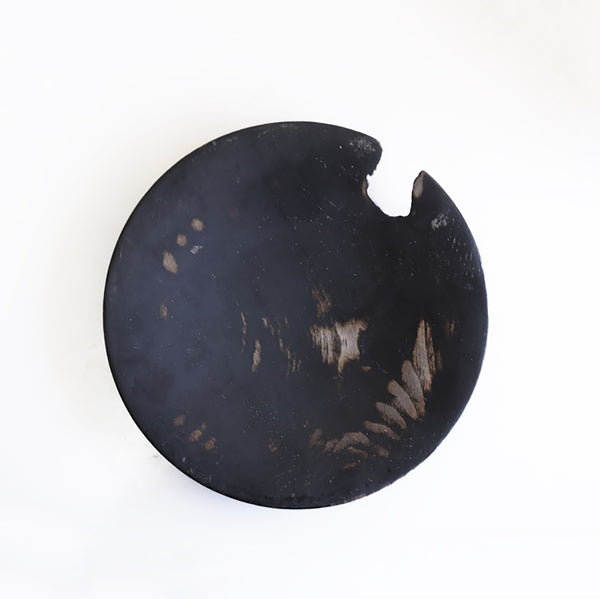 【径15cm】5寸皿  樹種：栗 / 木の器 旋盤挽き 拭き漆仕上げ 菓子皿 茶托 銘々皿