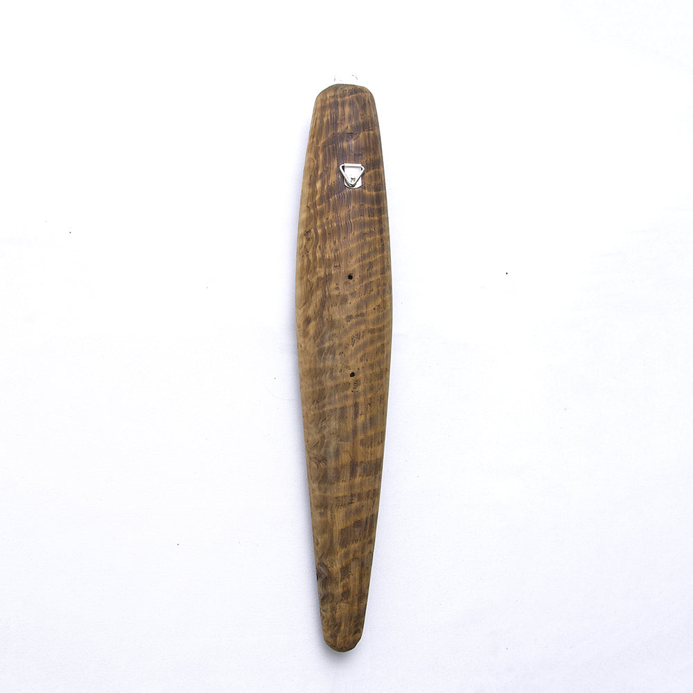 【総高31cm】屋久杉 虎杢 花器 一輪挿し 壁掛け